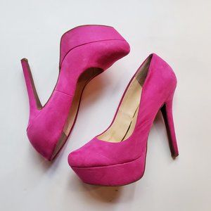 Jessica Simpson Pink/Magenta Platform Heels